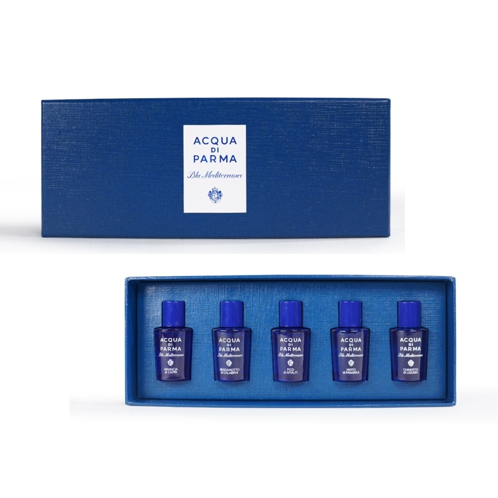 ACQUA DI PARMA 藍色地中海系列小香禮盒組 5mlx5入