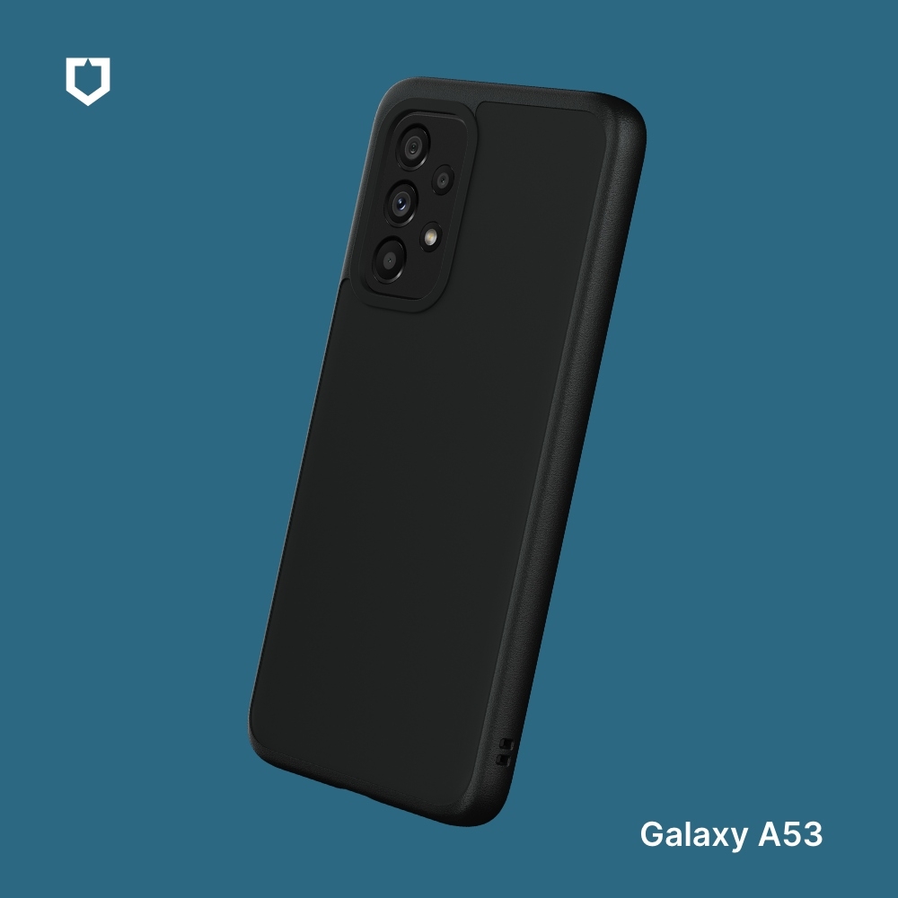 犀牛盾 Samsung Galaxy A53 SolidSuit防摔背蓋手機殼-經典黑