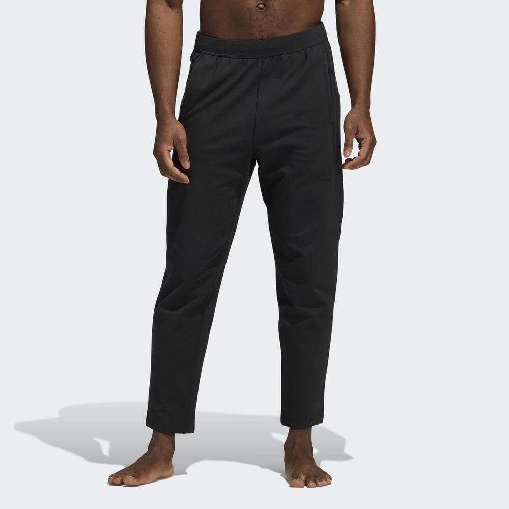 Adidas Mens Yoga Pant [GU3946] 男 長褲 瑜伽褲 運動 訓練 亞洲版 吸濕 排汗 黑