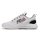 FILA 男款輕量慢跑鞋-白/黑 1-J923W-101 product thumbnail 1