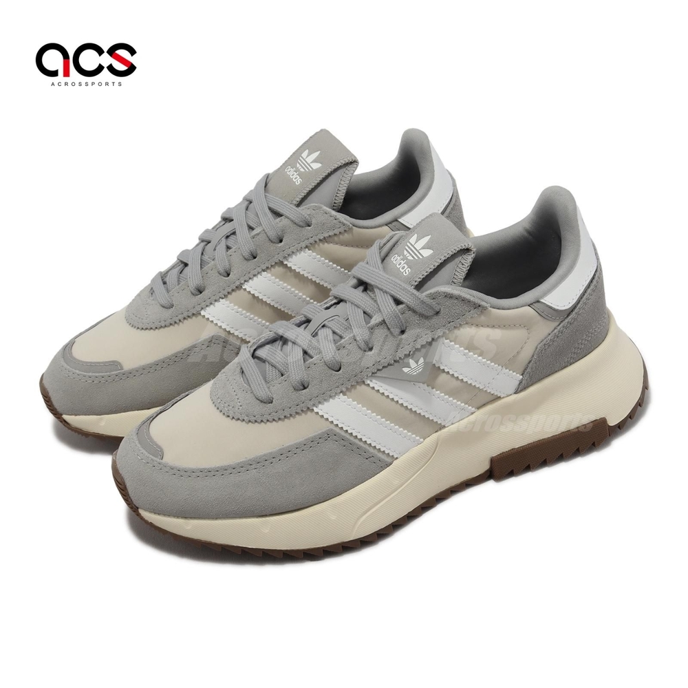 adidas 休閒鞋 Retropy F2 男鞋 女鞋 灰 白 復古 運動鞋 麂皮 拼接 愛迪達 IF2878