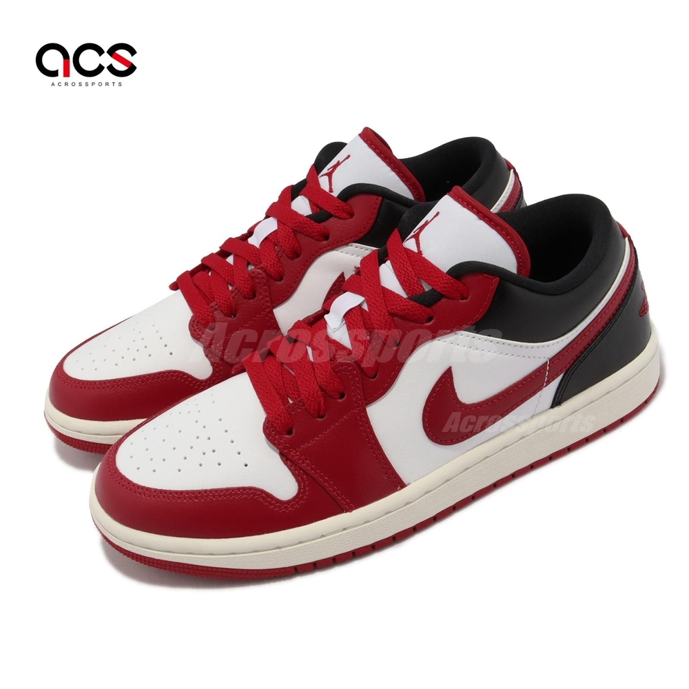 Nike Wmns Air Jordan 1 Low 女鞋男鞋紅黑奶油底1代AJ1 喬丹反轉DC0774