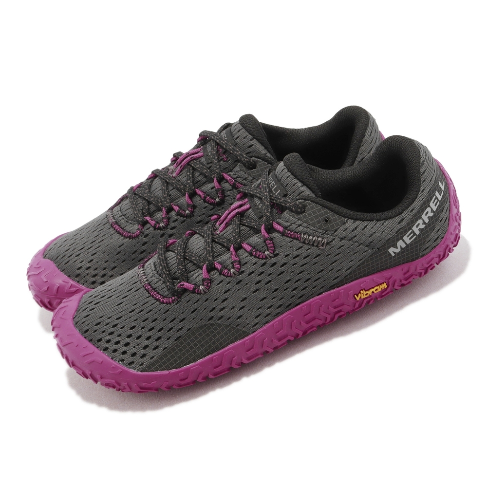 Merrell 訓練鞋 Vapor Glove 6 女鞋 黑 紫 赤足 登山 健走 郊山 黃金大底 戶外 輕量 ML067722