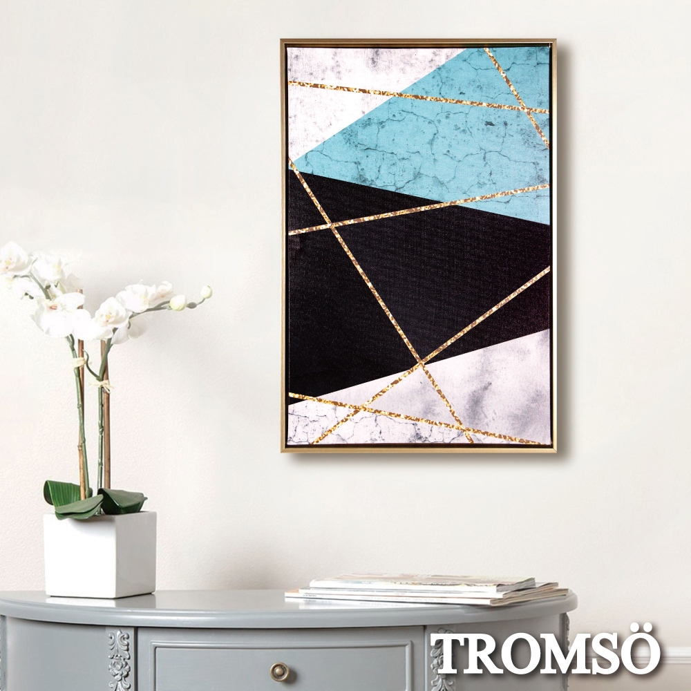 TROMSO 北歐時代風尚有框畫-碧藍百匯WA171