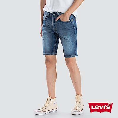 Levis 男款 牛仔短褲 上寬下窄 502 版型 彈性布料