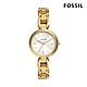 FOSSIL Kerrigan 簡約氣質點鑽風格女錶 金色不鏽鋼鍊帶 32MM BQ3852 product thumbnail 1