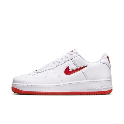 NIKE AIR FORCE 1 LOW RETRO 男運動休閒鞋-紅白-FN5924101