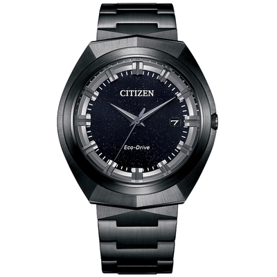 CITIZEN 星辰錶 無際星輝E365 全黑限定款(BN1015-52E)42.5mm