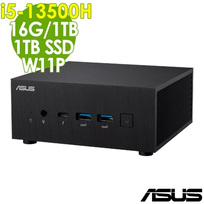 asus 華碩 pn64-e1-s5027av 13代i5雙碟商用迷你電腦(i5-13500h/16g/1tb+1tssd/w11p)