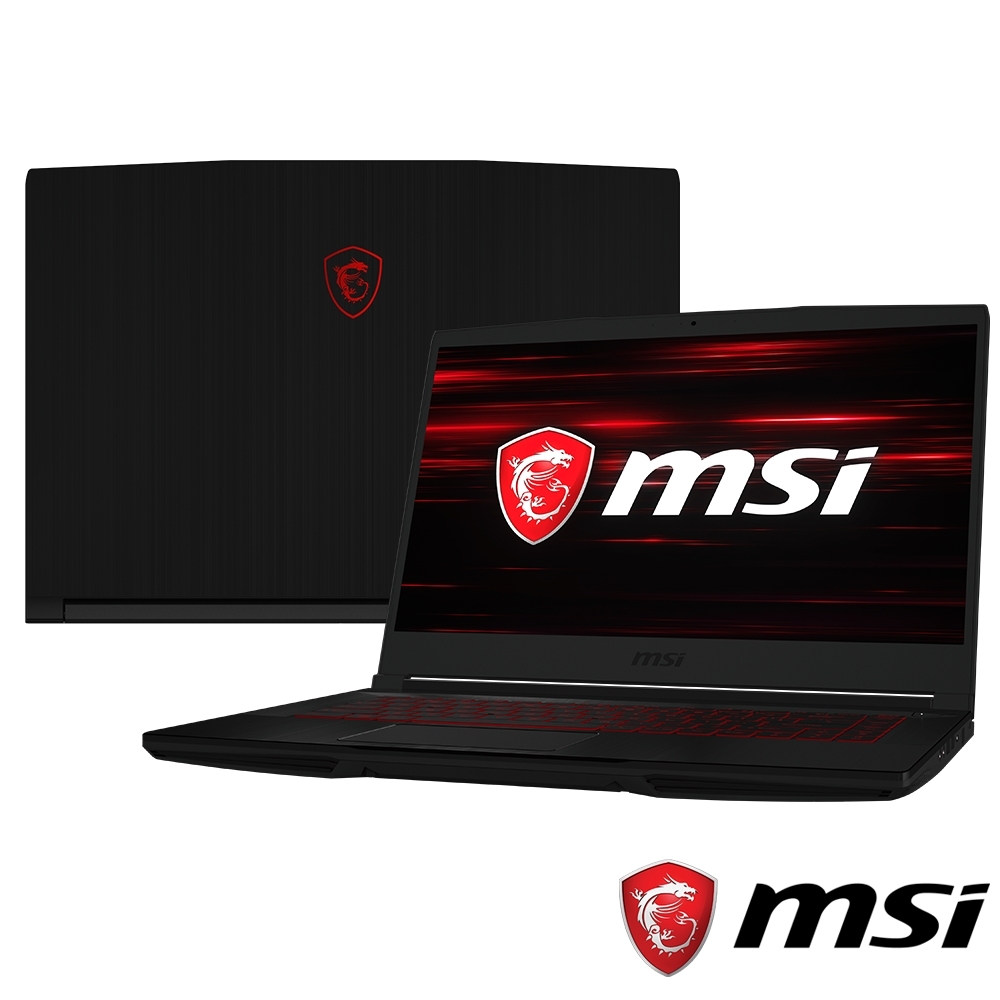 MSI微星 GF63-880 15吋電競筆電(i7-9750H/GTX1650/8G)電競筆電