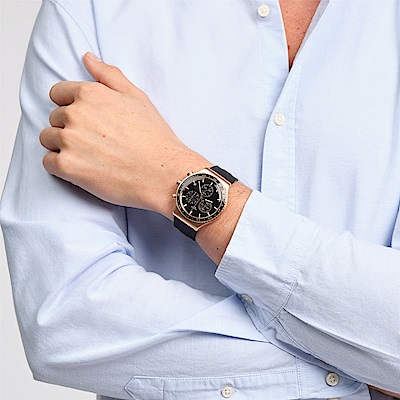 Swatch Irony 金屬Chrono系列手錶 STAIN SHEEN 緞光計時腕錶 (43mm) 男錶 女錶