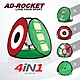 AD-ROCKET 四合一多面切桿網 速開收PRO款 高爾夫練習器 打擊網 高爾夫網 product thumbnail 1