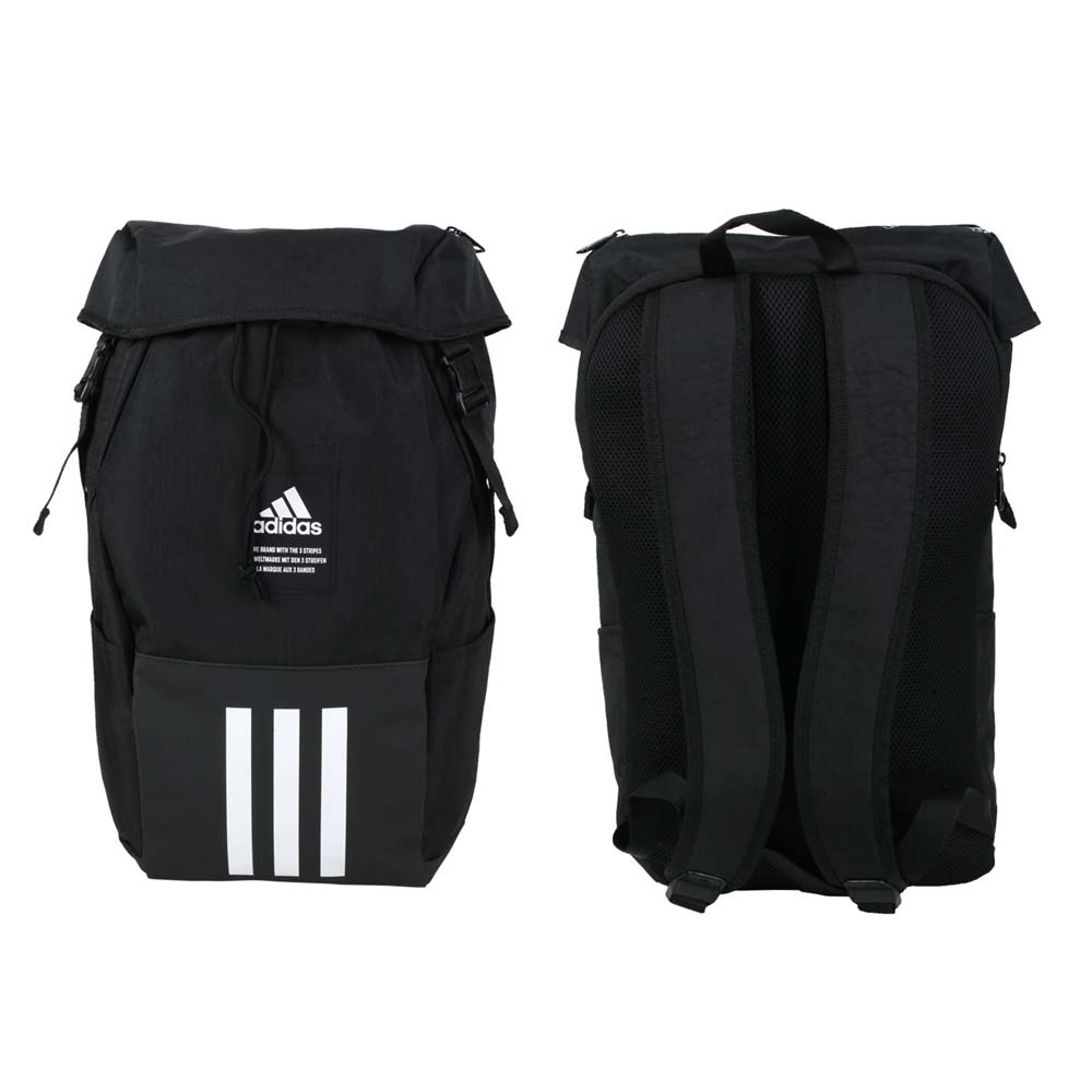 ADIDAS 大型後背包-雙肩包 肩背包 愛迪達 27.5L HC7269 黑白