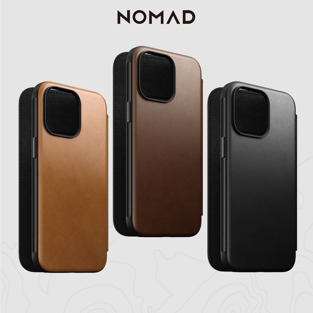 美國NOMAD 嚴選Classic皮革保護套-iPhone 15 Pro Max (6.7")