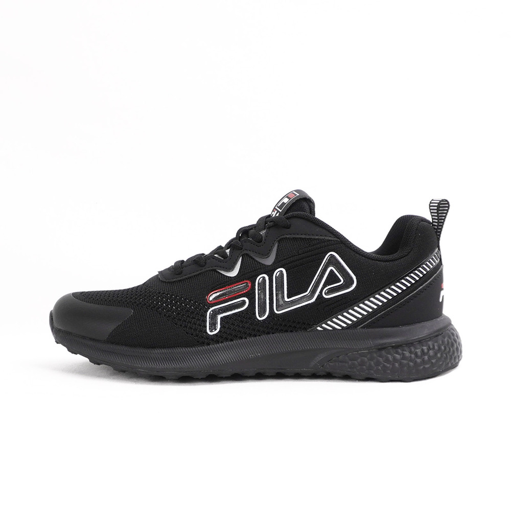 Fila Light Neurons [1-J912W-001] 男 慢跑鞋 運動 休閒 輕量 緩衝 彈力 黑