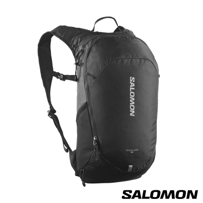 官方直營 Salomon TRAILBLAZER 10 多功能背包 黑/合金灰