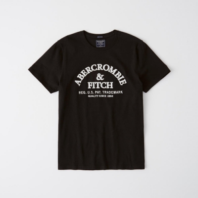 AF a&f Abercrombie & Fitch 短袖 T恤 黑色 1209