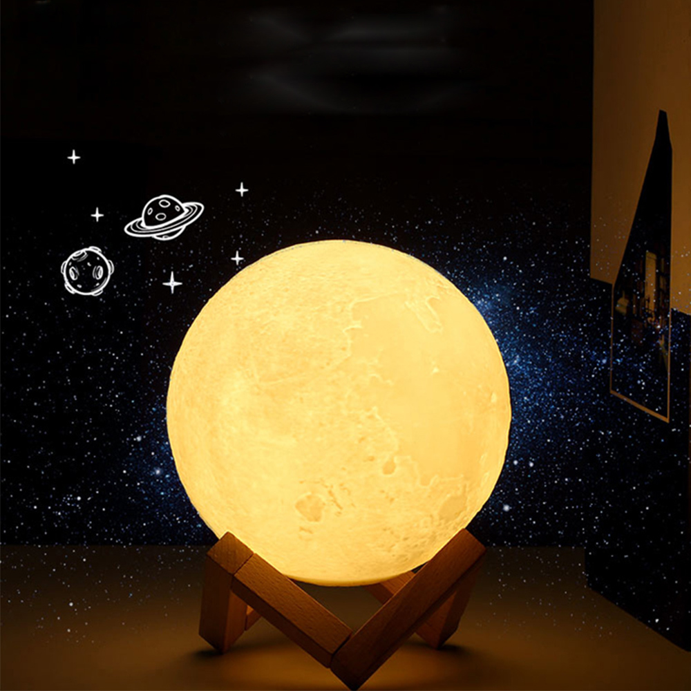 3D月球燈 LED小夜燈/氛圍燈(15cm)
