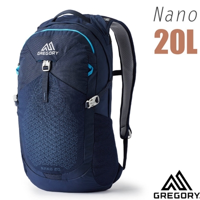 GREGORY NANO 20L 多功能休閒後背包.書包(水袋/平板電腦隔間)_亮海軍藍