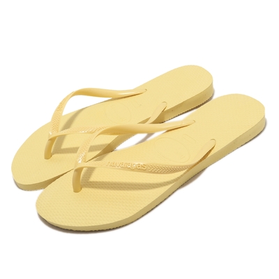 Havaianas 拖鞋 Slim 女鞋 黃 休閒 基本款 夾腳拖 人字拖 40000307598W