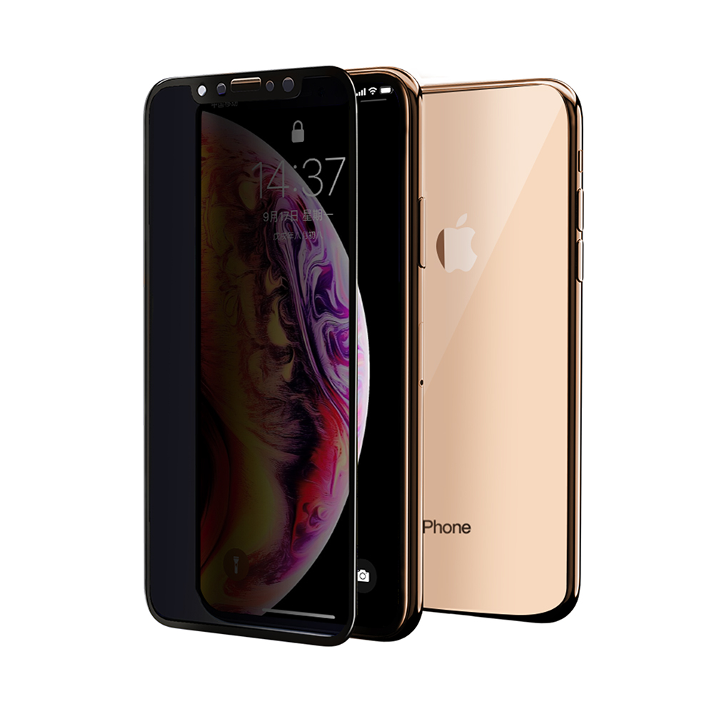 Benks iPhone Xs Max (6.5吋) V-Pro 滿版 防偷窺全玻璃保護貼