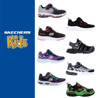 【限時均一價】SKECHERS 男女大童 輕量運動鞋(多款任選)