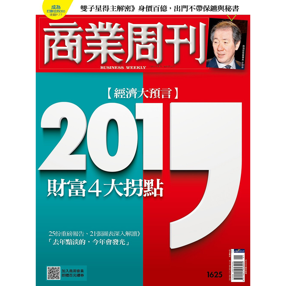 商業周刊(一年52期)再送5期共57期及500元現金禮券