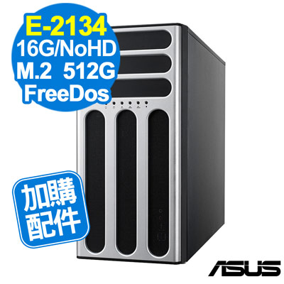 ASUS TS300-E10 E-2134/16GB/660P 512G/FD