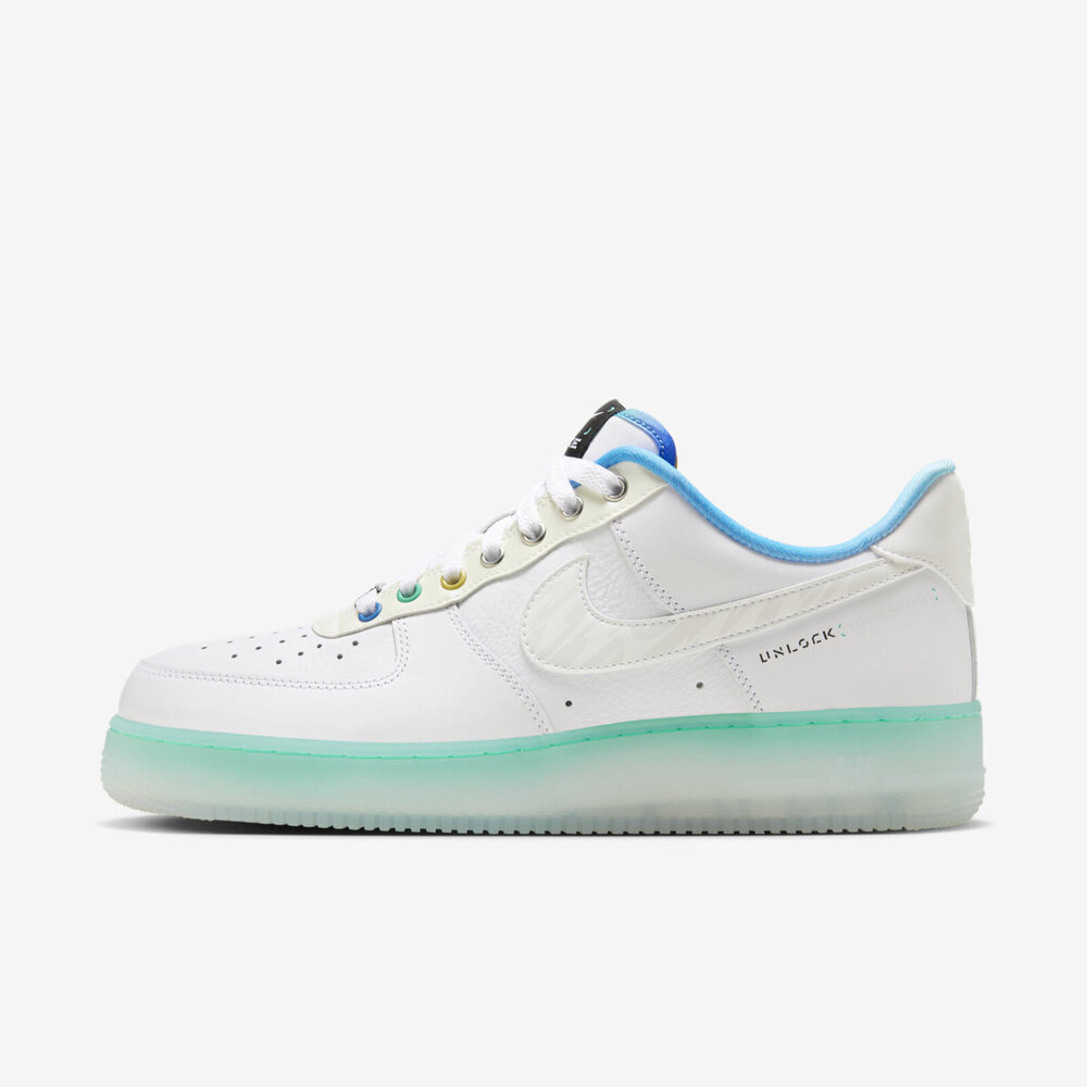 Nike Air Force 1 07 PRM [FJ7066-114] 男女休閒鞋經典AF1 冰底漸層白