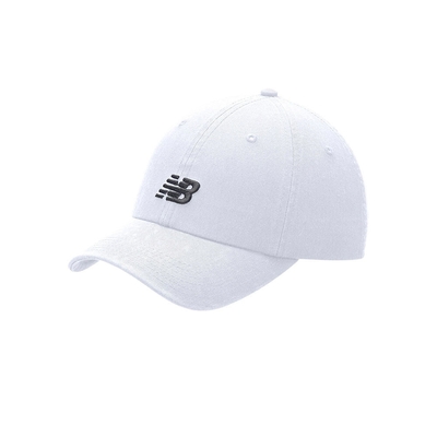 New Balance NB 中性 白色 復古 刺繡 可調式 運動 休閒 帽子 遮陽帽 棒球帽 LAH91014WT