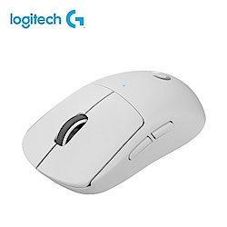 羅技 logitech G PRO X 無線輕量化電競滑鼠-白色