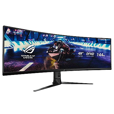 ASUS ROG Strix XG49VQ 49吋 VA 曲面超寬 HDR 電競螢幕