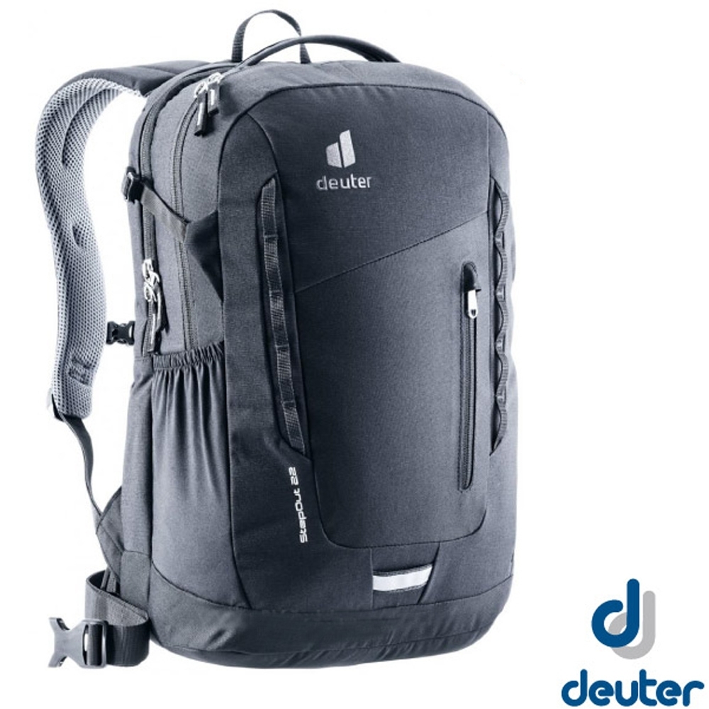 Deuter StepOut 22L 城市型背包(Airstripes拔熱透氣背負系統)_黑| 運動 