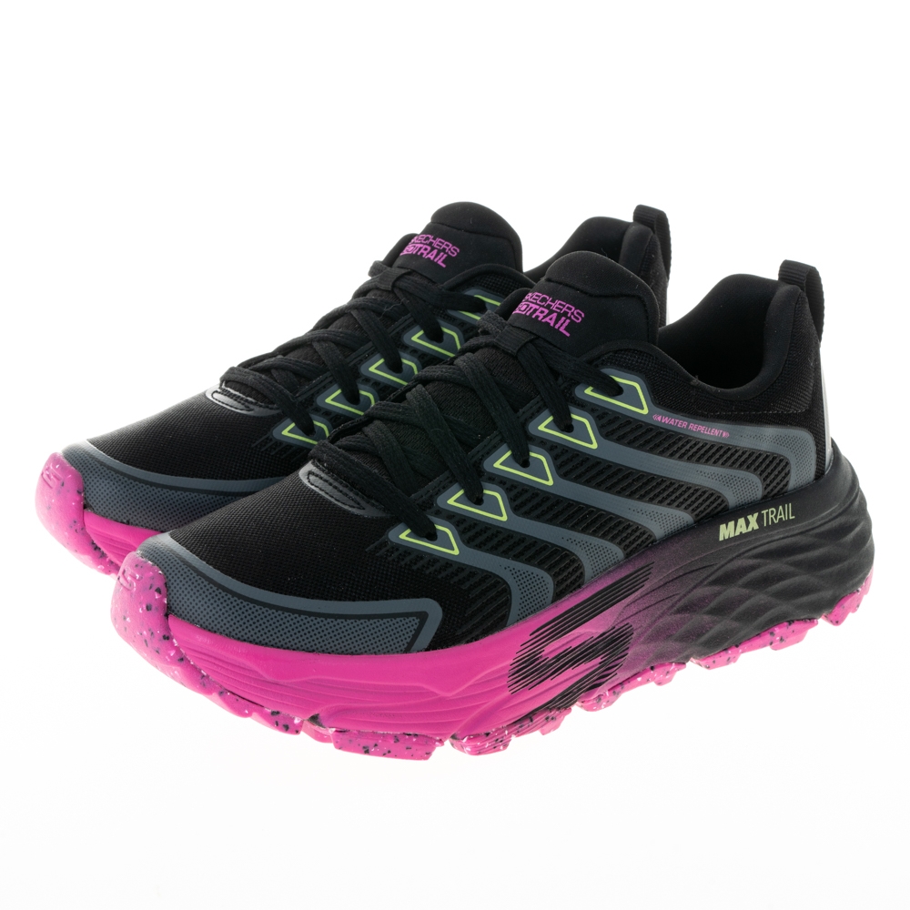 SKECHERS 女鞋 戶外越野系列 GO RUN MAX CUSHIONING ELITE TRAIL - 129154BKMT