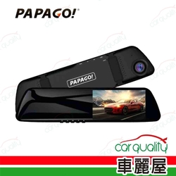 【PAPAGO】DVR PAPAGO FX770後視鏡雙鏡頭+測速內含32G記憶卡_送安裝(車麗屋)