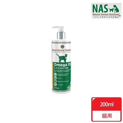 NAS天然草本保健_Omega 3,6&9-鱈魚肝油_貓(200ml)