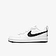 Nike Court Borough Low 2 GS [BQ5448-104] 大童 休閒鞋 運動 皮革 小熊貓 白黑 product thumbnail 1