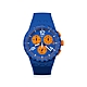 Swatch Chrono 原創系列手錶 PRIMARILY BLUE (42mm) 男錶 女錶 手錶 瑞士錶 錶 product thumbnail 1