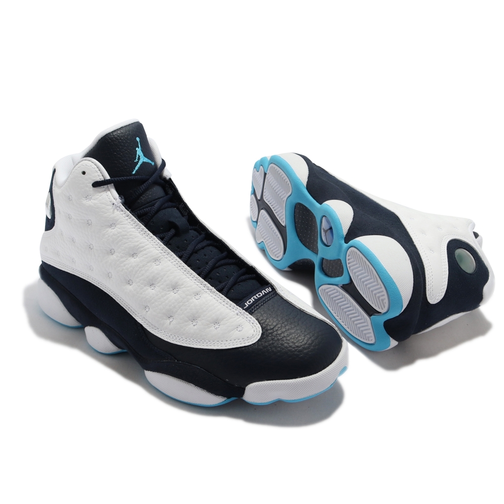 Nike 籃球鞋Air Jordan 13 Retro 男鞋經典款復刻喬丹皮革舒適穿搭白藍