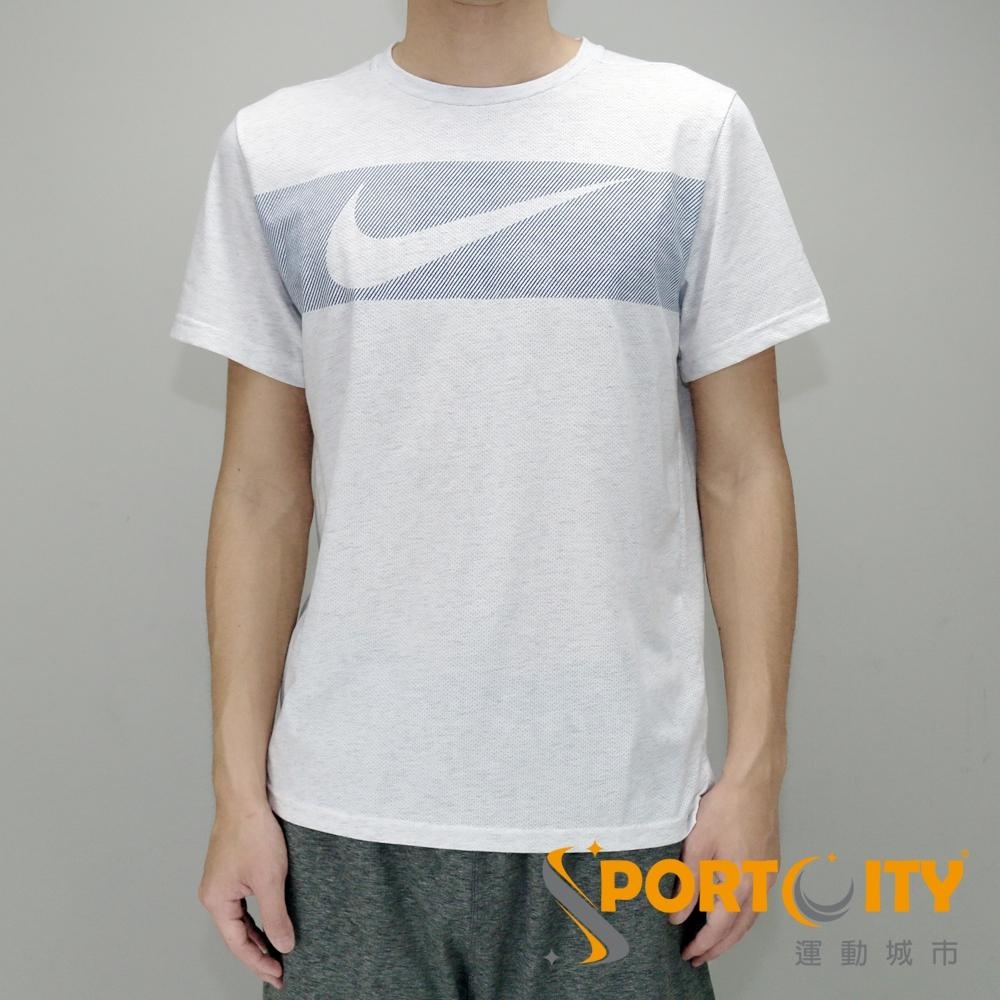 NIKE AS BRT TOP SS HPR DRY GFX 男 上衣 白