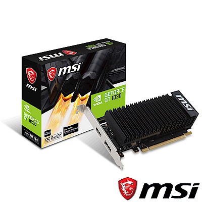 MSI微星 GeForce GT 1030 2GH LP OC 顯示卡