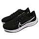 Nike 慢跑鞋 Zoom Pegasus 38 運動 女鞋 氣墊 舒適 避震 路跑 健身 球鞋 黑 白 CW7358002 product thumbnail 1