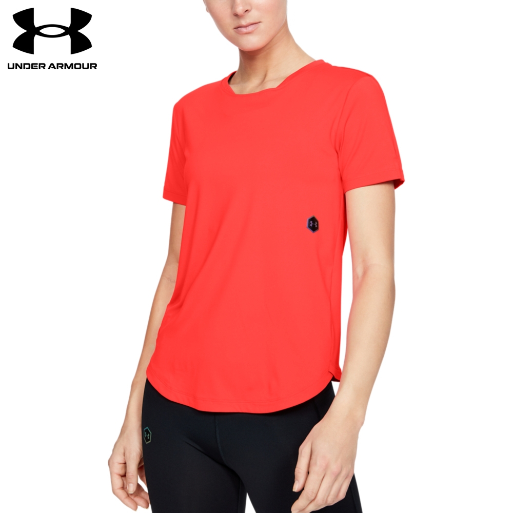 【UNDER ARMOUR】UA 女 RUSH短T-Shirt-優惠商品