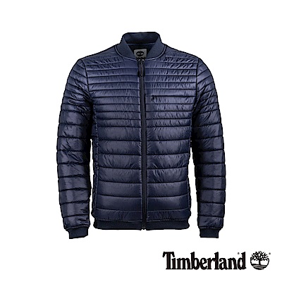 Timberland 男款深寶石藍保暖棉收納式頭枕休閒外套|A1OLO