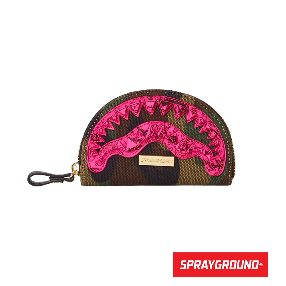 SPRAYGROUND-DROP ZONE POUCH 鯊魚零錢包-迷彩