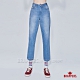 BRAPPERS 女款 Boy Friend Jeans系列-中腰直向彈九分中直筒褲-淺藍 product thumbnail 1