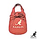 福利品 KANGOL 韓版玩色系列-帆布斜背水桶包-灰橘 product thumbnail 1