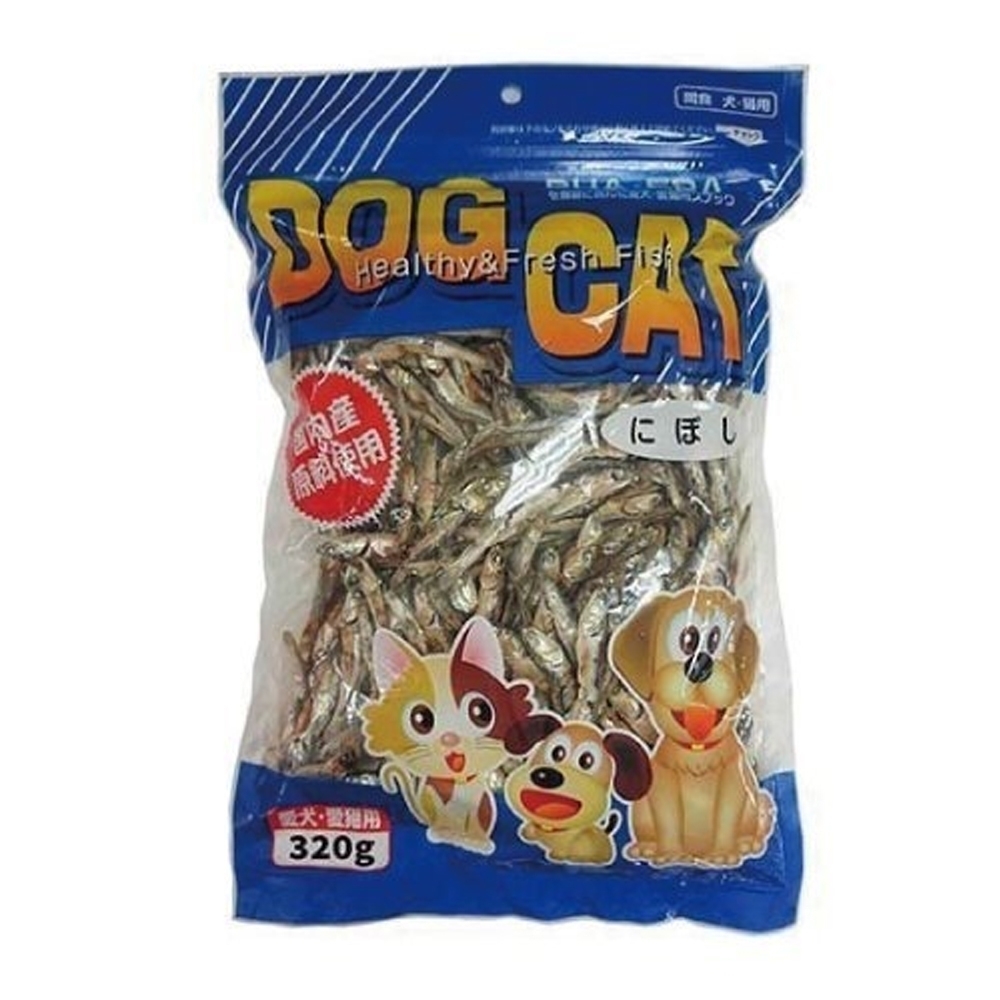 DOG CAT(D&C)大魚乾嚴選素材使用 愛犬、愛貓用零食 320g