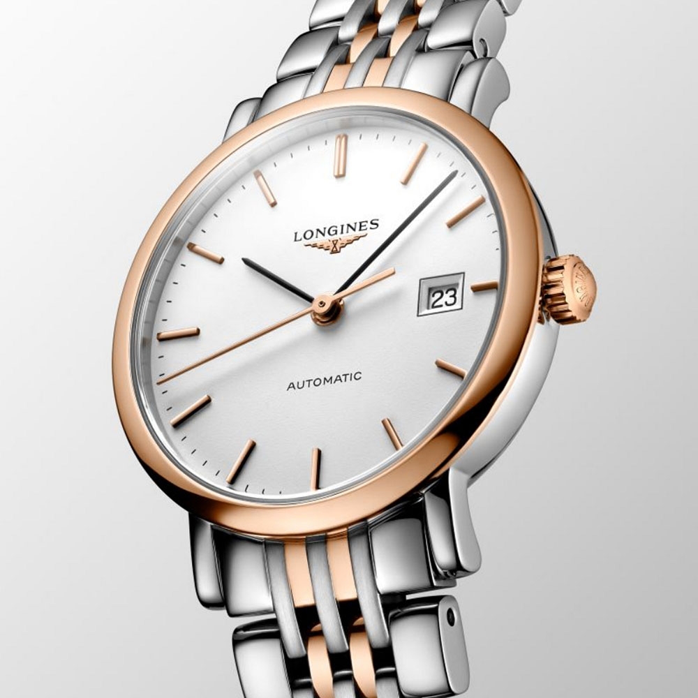 LONGINES 浪琴 官方授權 博雅系列 典藏玫瑰金機械腕錶 新年禮物 29mm / L4.310.5.12.7