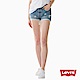 Levis 女款 Skinny 高腰排釦牛仔褲 刺繡 不收邊 product thumbnail 1